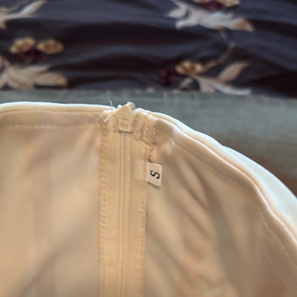 Windsor Ivory Ruched Mini Dress - Picture 2 of 7
